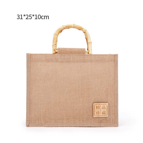 Custom Jute Tote Bags HMD-052