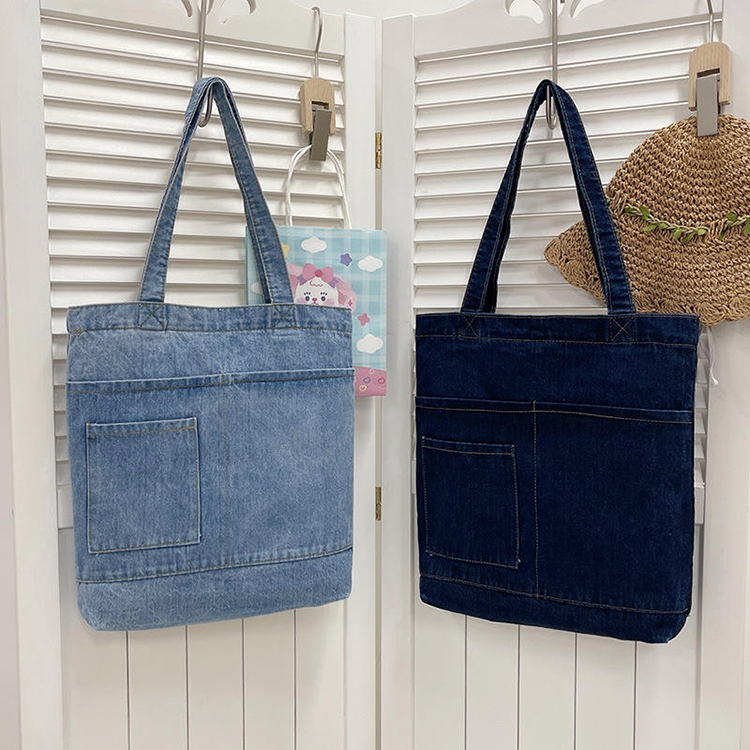 denim tote bags bulk