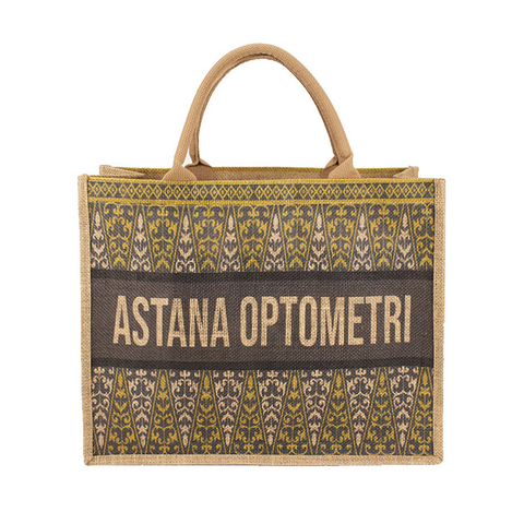 Custom Jute Tote Bags HMD-018