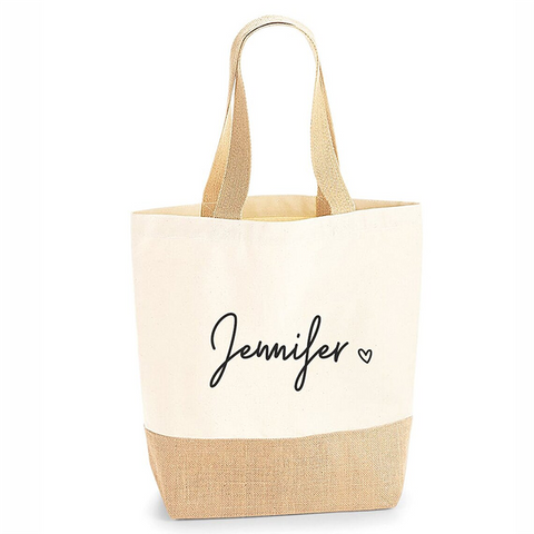 Custom Jute Tote Bags HMD-032