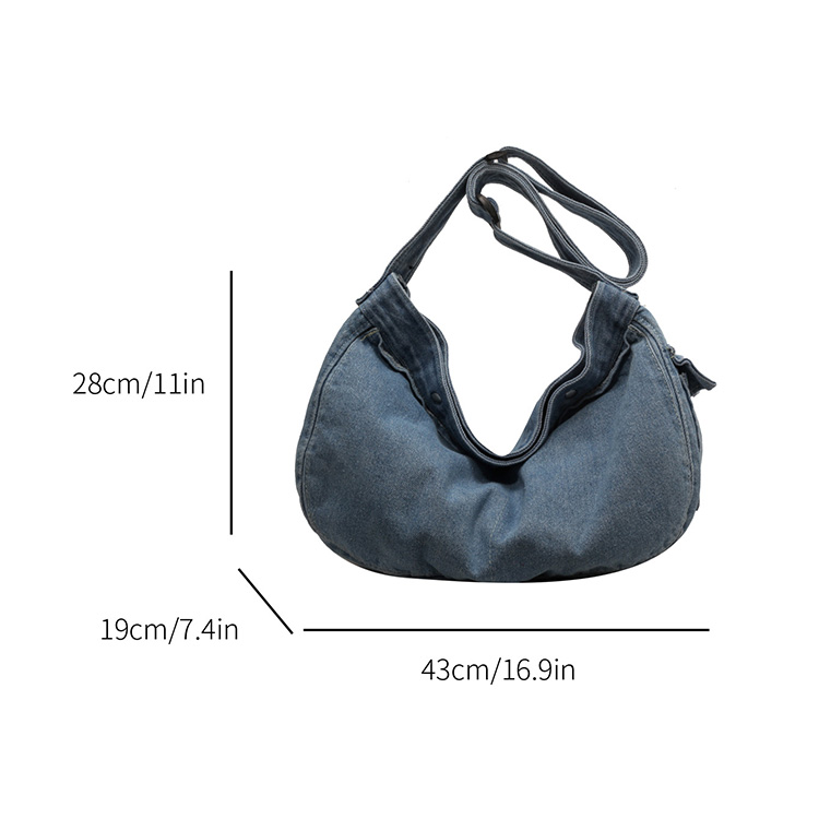 Custom Denim Tote Bag NZBD-019 (7)