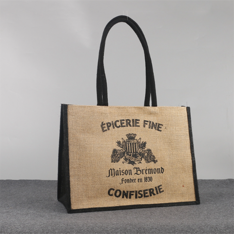 Custom Jute Tote Bags HMD-013