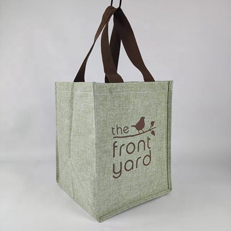 Custom Jute Tote Bags HMD-040