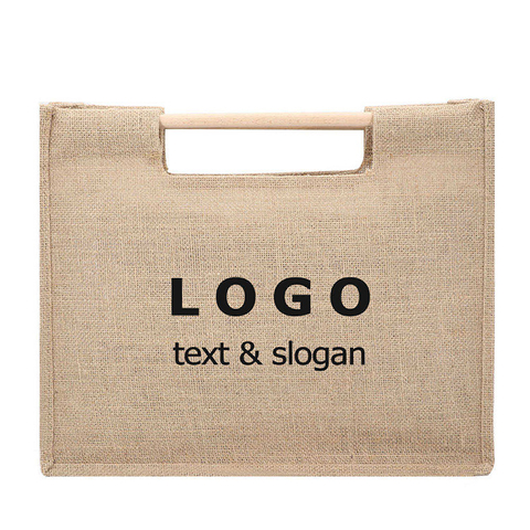 Custom Jute Tote Bags HMD-031