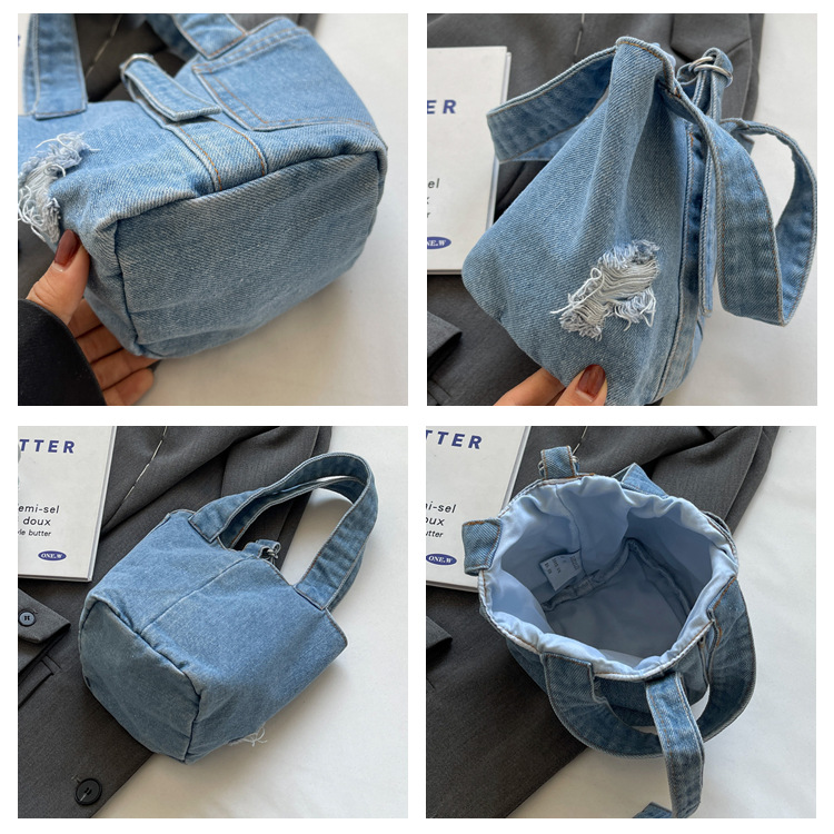 Custom Denim Tote Bag NZBD-031 (6)