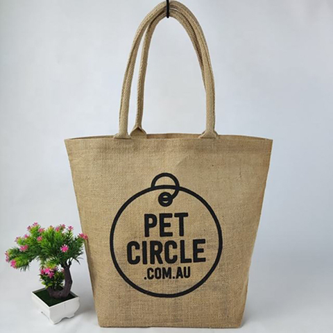 Custom Jute Tote Bags HMD-047