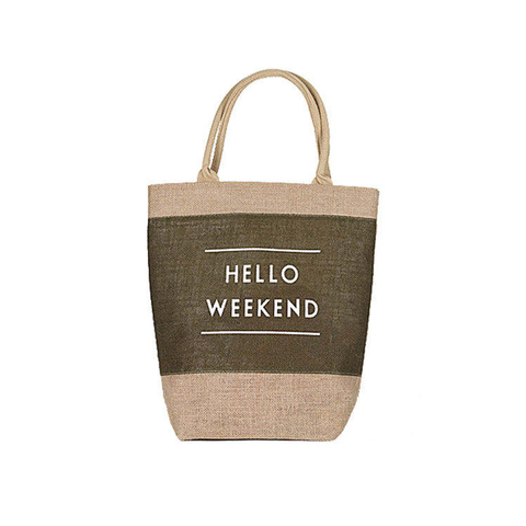 Custom Jute Tote Bags HMD-039