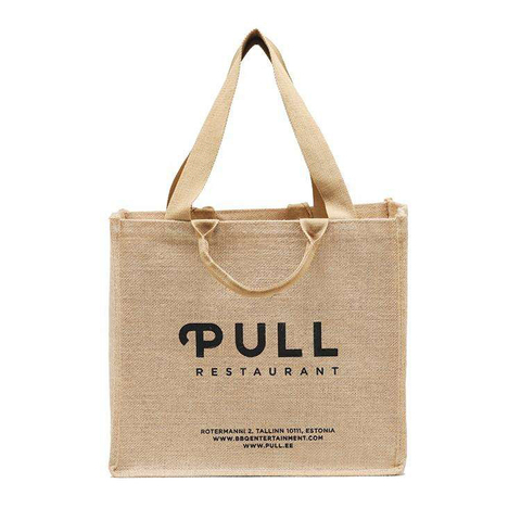 Custom Jute Tote Bags HMD-037