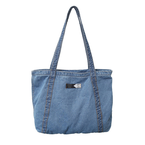 Custom Denim Tote Bag NZBD-011