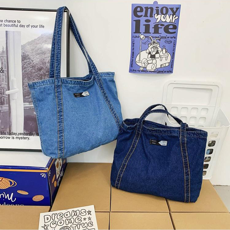 Custom Denim Tote Bag NZBD-011