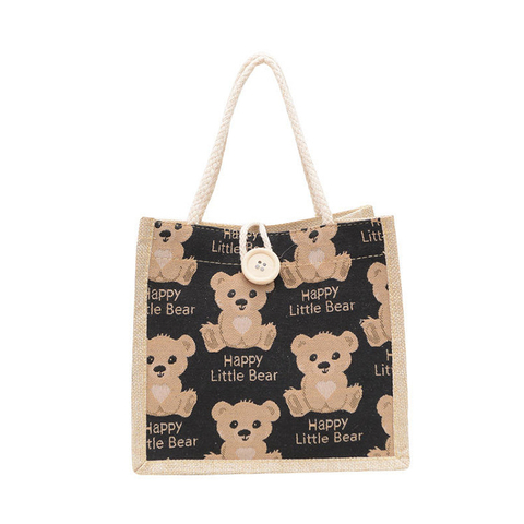 Custom Jute Tote Bags HMD-044