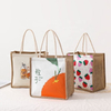 Custom Jute Tote Bags HMD-028