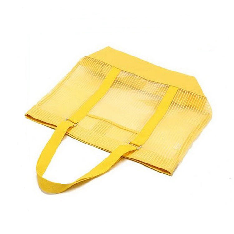 beach tote handbag-yellow