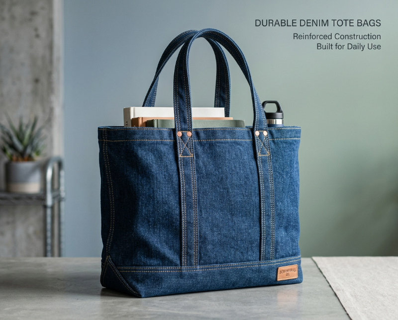 Heavy-duty-denim-tote-bag-durable-reinforced-stitching-detail