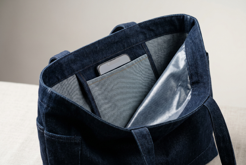 Denim-Tote-Bag-Interior-Structure