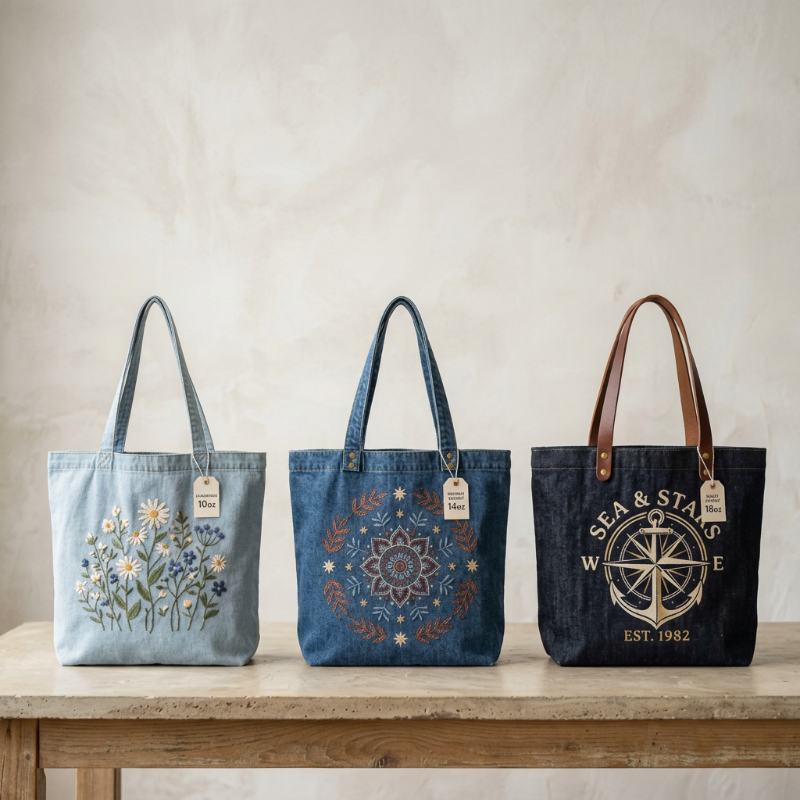 Embroidery-on-varied-denim-weights