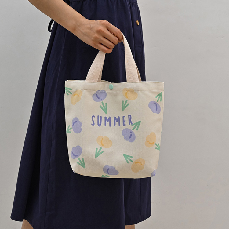 canvas tote bag with pockets FBD-034 (10)