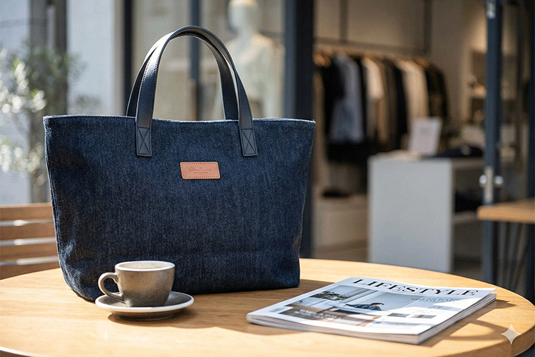 Custom Denim Tote Bags