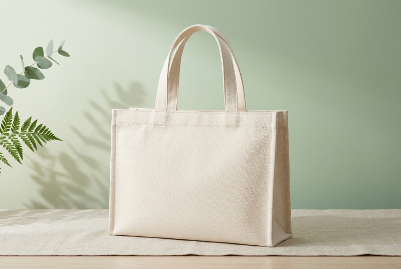 Canvas-tote-bag-with-hidden-zipper-design-for-minimalist-lifestyle-and-daily-use-branding