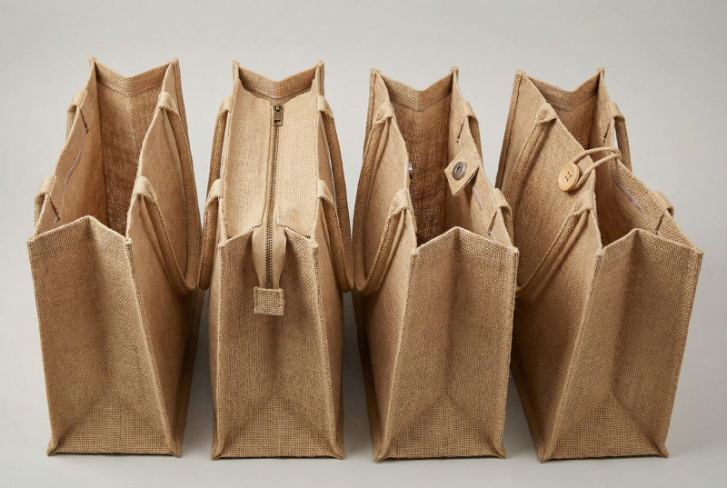 Jute-Tote-Bag-Closure-Options