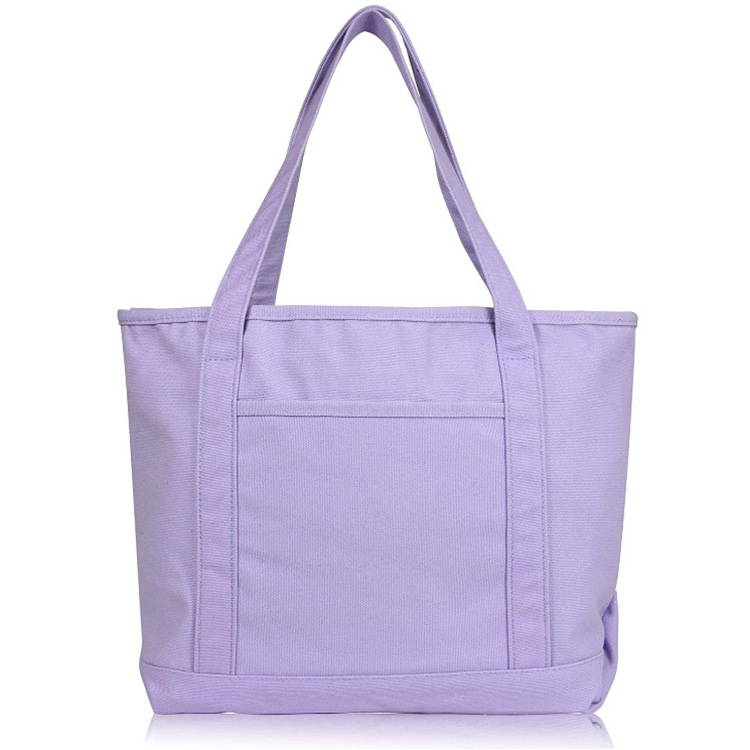 Canvas Tote Bag With Zipper