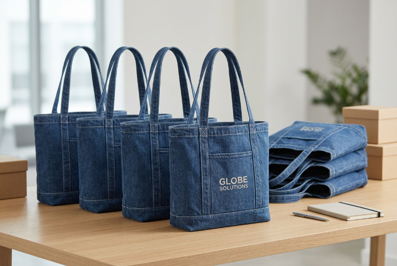 Corporate-denim-tote-bags-bulk-gift-set
