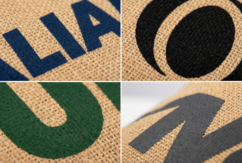 Silk-screen-printed-logo-on-jute-tote-bag