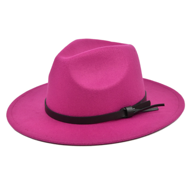womens fedora hats wholesale-Purple