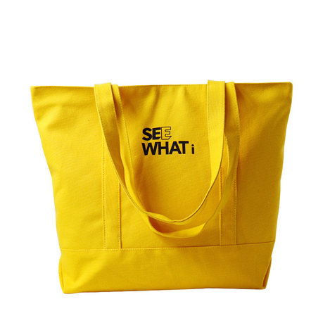 Large Canvas Tote Bags-Yellow