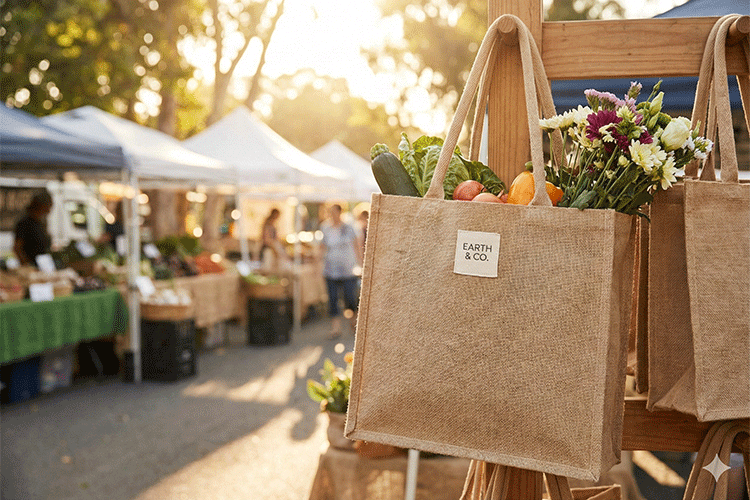 Custom Jute Tote Bags
