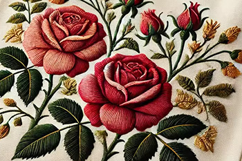 Embroidery​​​​​​​ for canvas tote bag