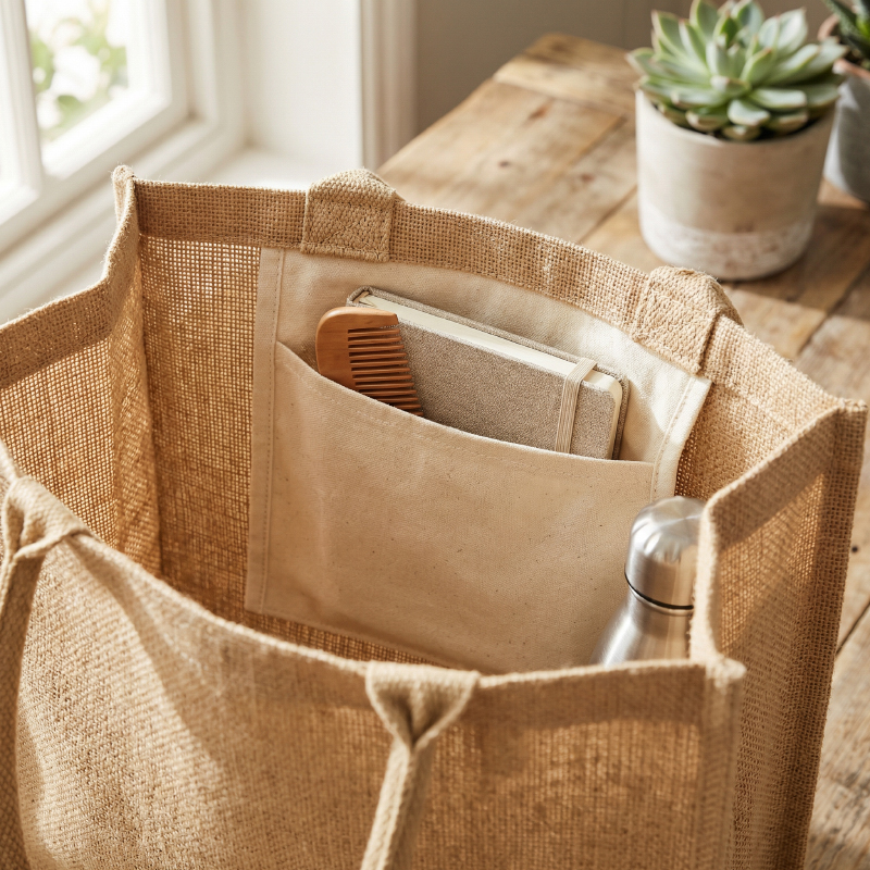 Interior pockets for improved functionality