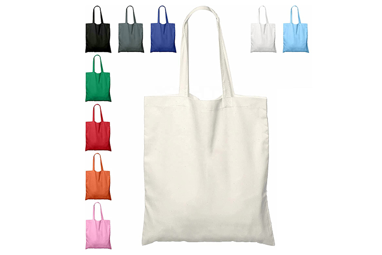 ideal size for promotional canvas bags