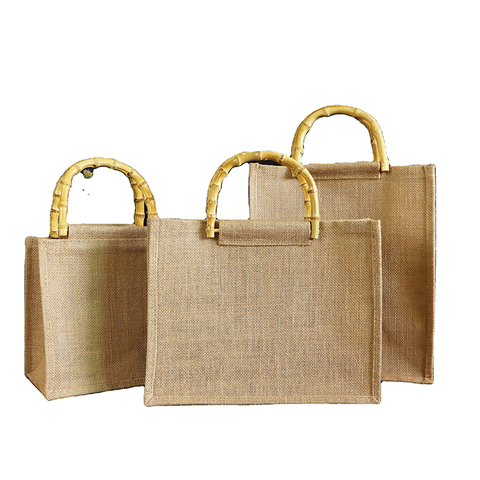 Custom Jute Tote Bags HMD-004