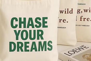 Silk Screen Printing for canvas tote bag