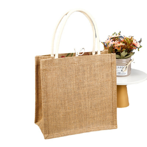 personalised jute shopping bags - plain