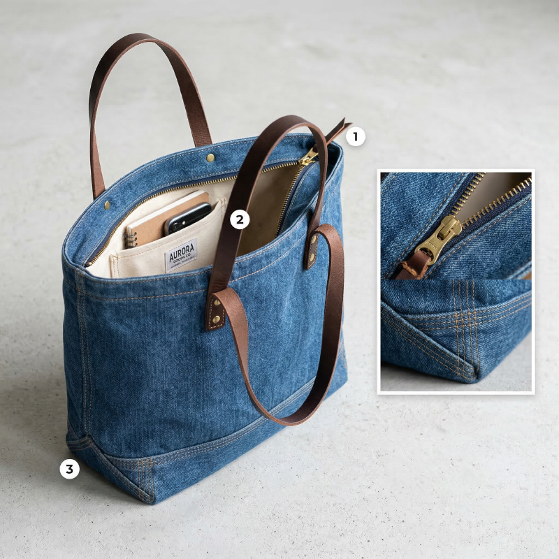 denim-tote-bag-zipper-pocket-reinforced-corner