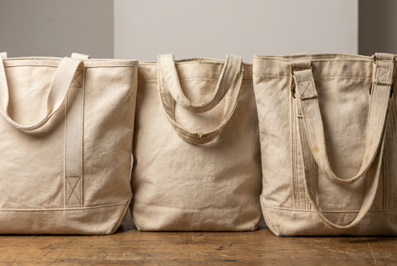Handle Options​​​​​​​ for custom canvas tote bag
