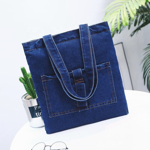 Custom Denim Tote Bag NZBD-002