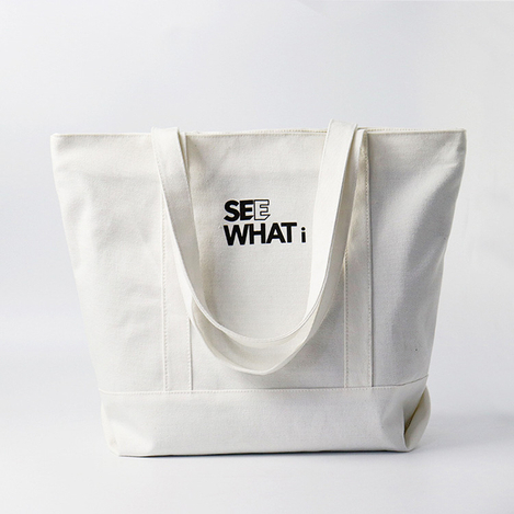 Large Canvas Tote Bags-White