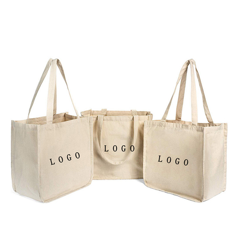 Canvas Grocery Tote Bags (5)