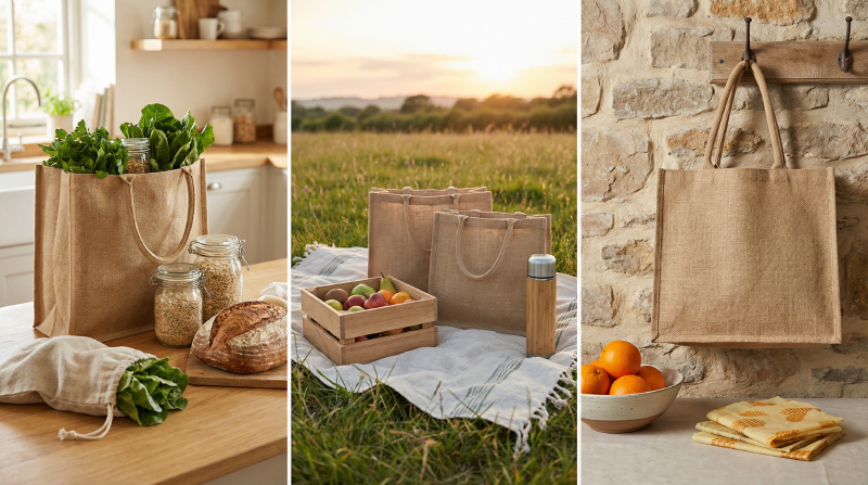 Jute-tote-bags-supporting-sustainable-lifestyle-branding