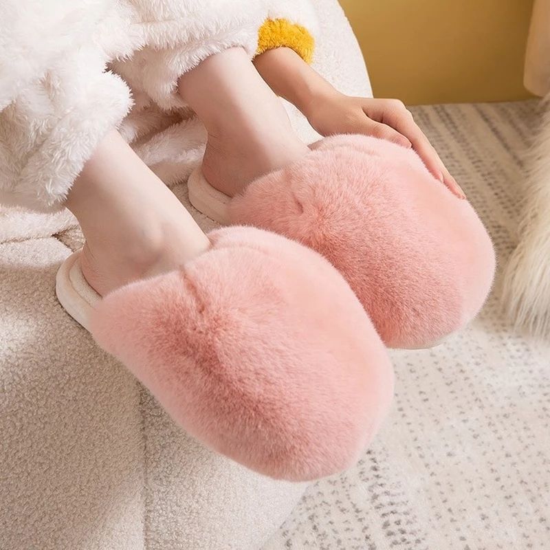 personalized fluffy slippers_pink 01