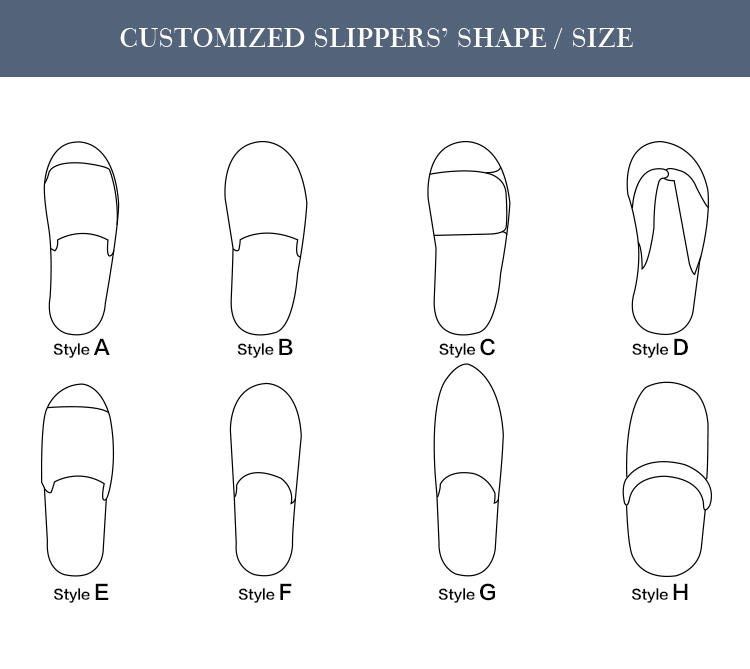 hotel slippers custom_style