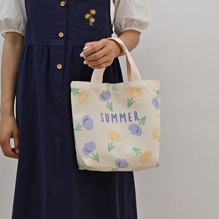 canvas tote bag with pockets FBD-034 (9)