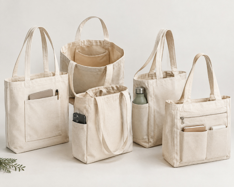 Custom-Canvas-Tote-Bags-with-Pocket-Options