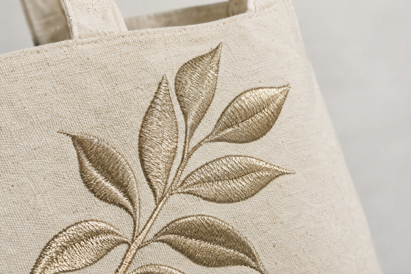 Special-Thread-Embroidery-on-Canvas-Tote-Bag