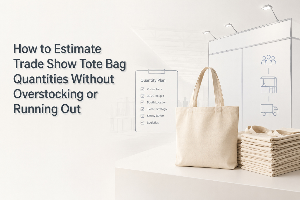 How to Estimate Trade Show Tote Bag Quantities Without Overstocking or Running Out