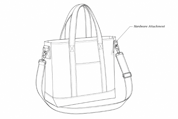 Hardware-Strap-Attachment-for-Canvas-Tote-Bags