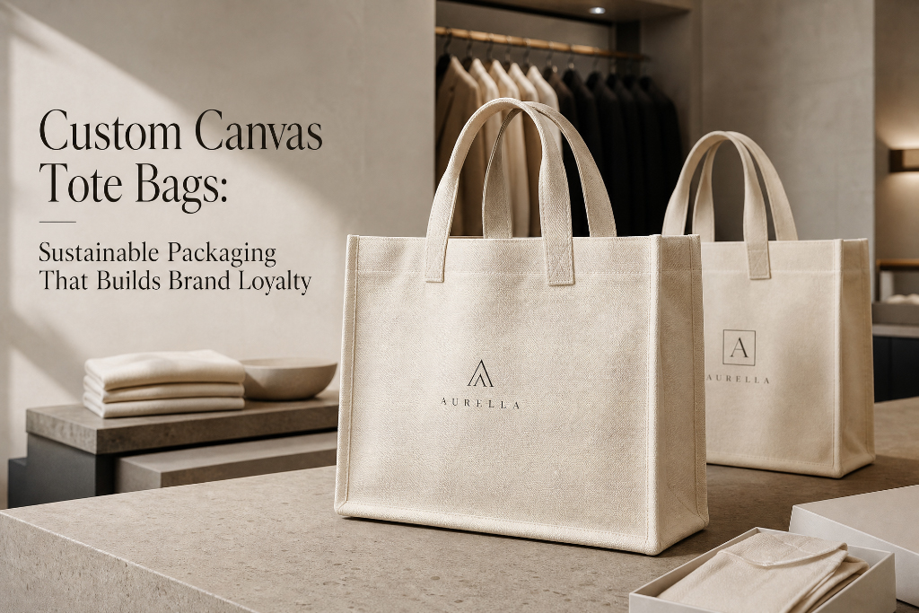 How Custom Canvas Tote Bags Are Transforming Sustainable Retail Packaging